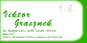 viktor grasznek business card